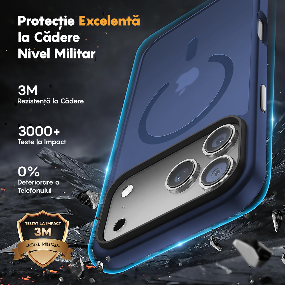 Husa MagSafe - iPhone 17 Pro Max - Albastru Inchis
