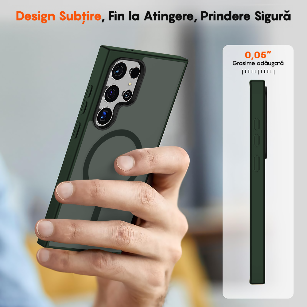 Husa MagSafe - Samsung Galaxy S24 Ultra - Verde