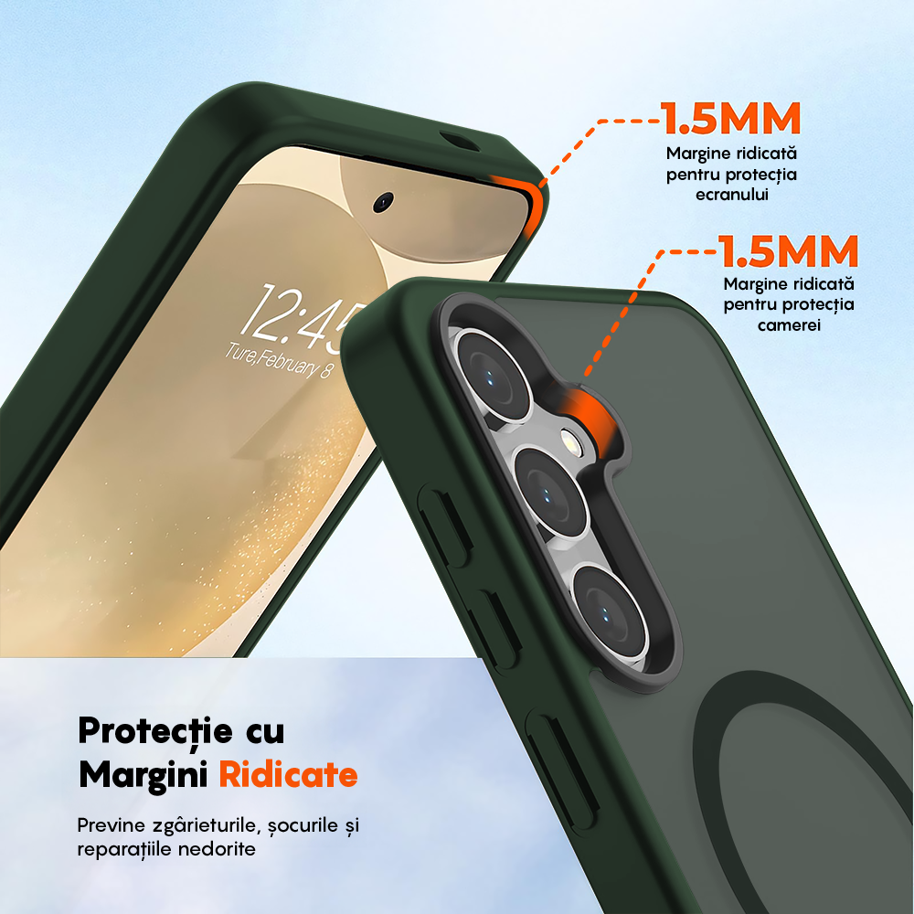 Husa MagSafe - Samsung Galaxy S25 - Verde
