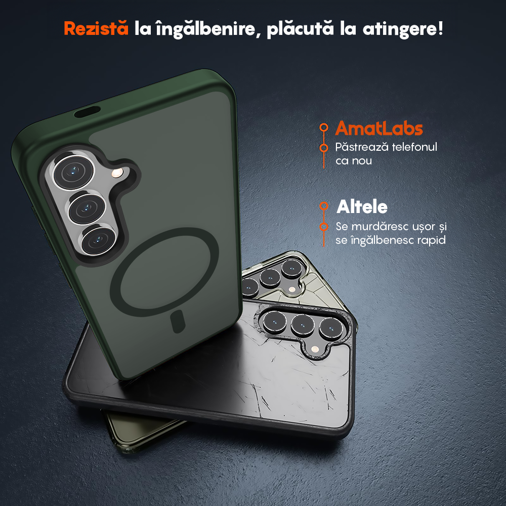Husa MagSafe - Samsung Galaxy S25 - Verde