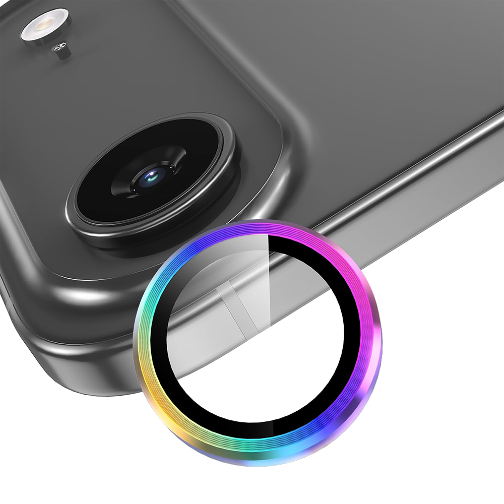 MaxDefense+ Camera Lens Glass Film - iPhone 17 Air - Rainbow