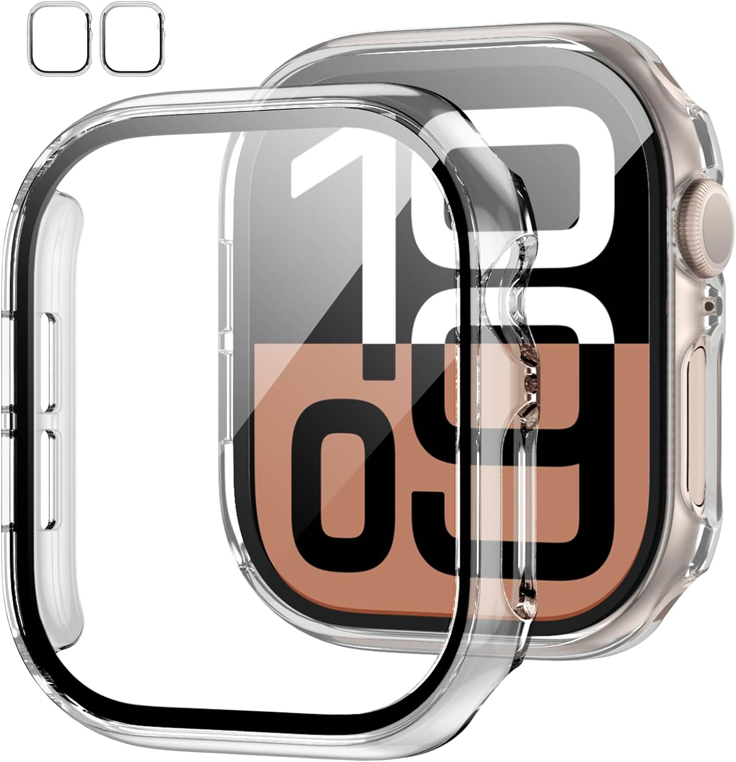 360° Case (Cover + Film) - Apple Watch 10/11 - 42MM - Transparent