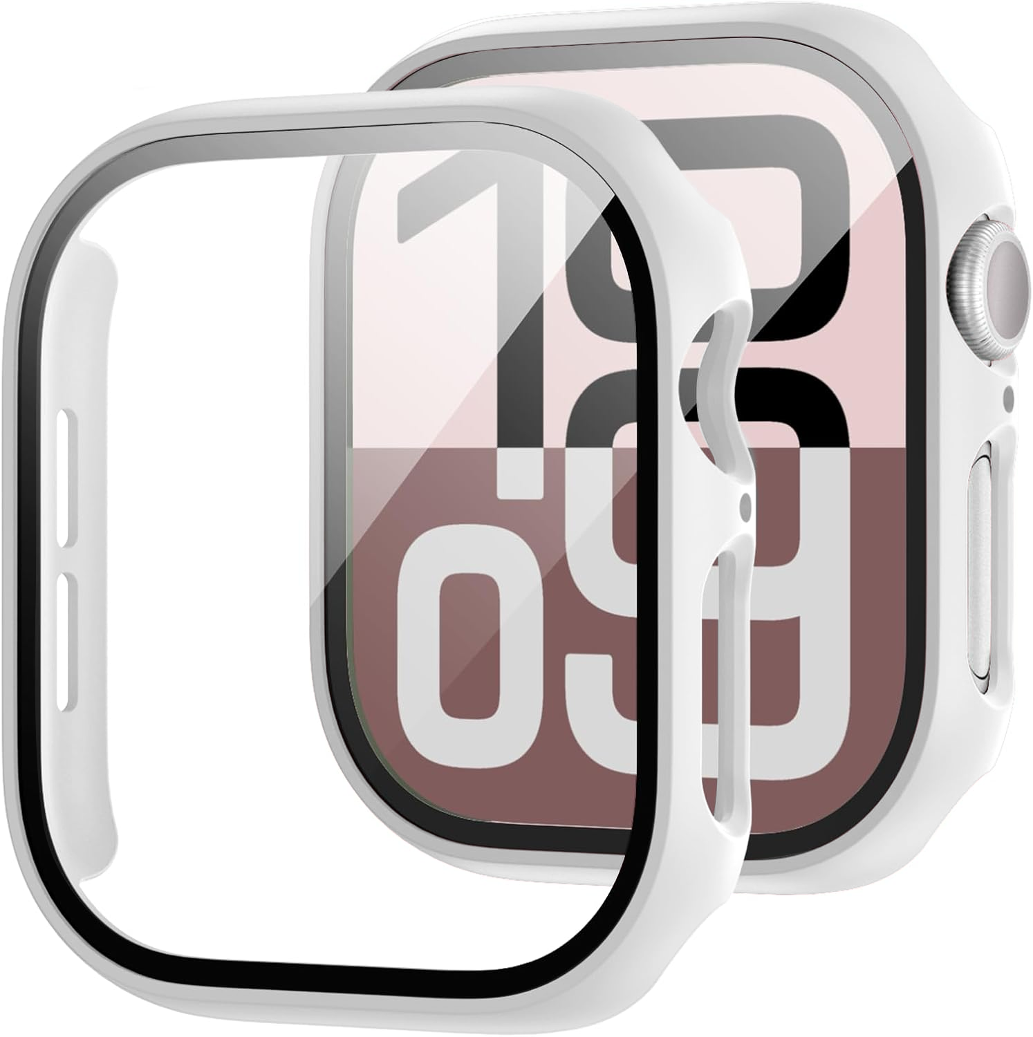 Carcasa 360° (Husa + Folie) - Apple Watch 10/11 - 46MM - Alb