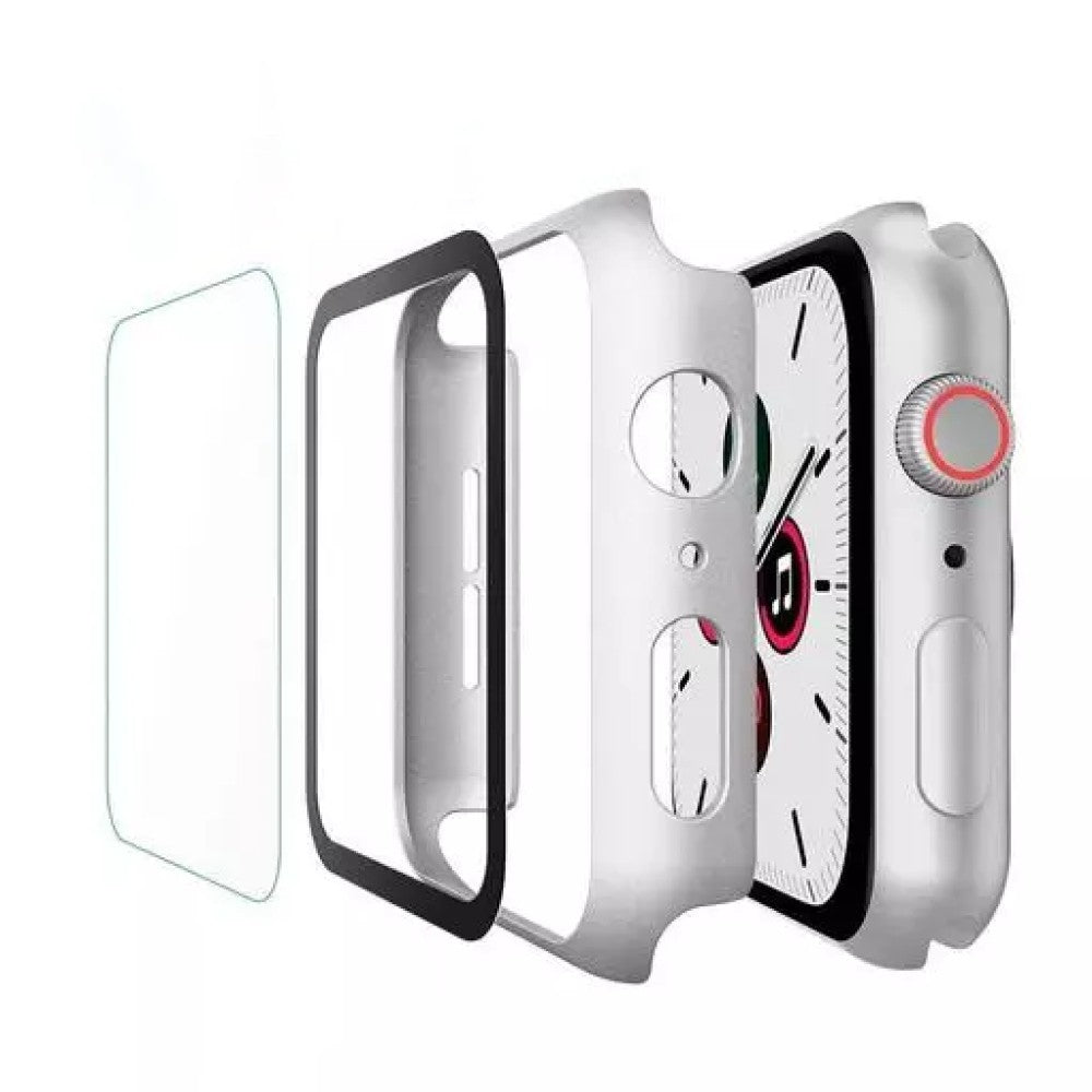 Carcasa 360° (Husa + Folie) - Apple Watch 1/2/3 - 38MM - Silver