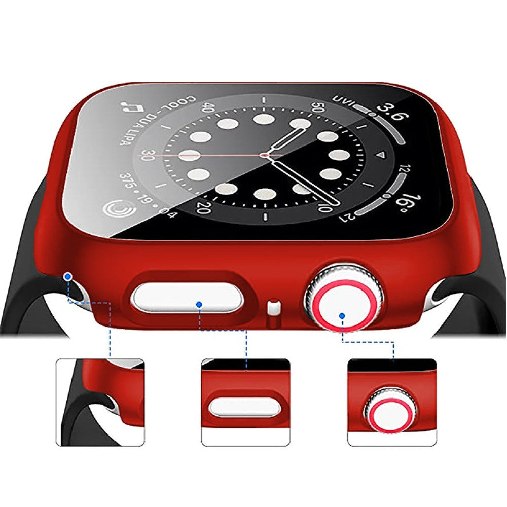 360° Case (Cover + Screen Protector) - Apple Watch 4/5/6/SE - 40MM - Red