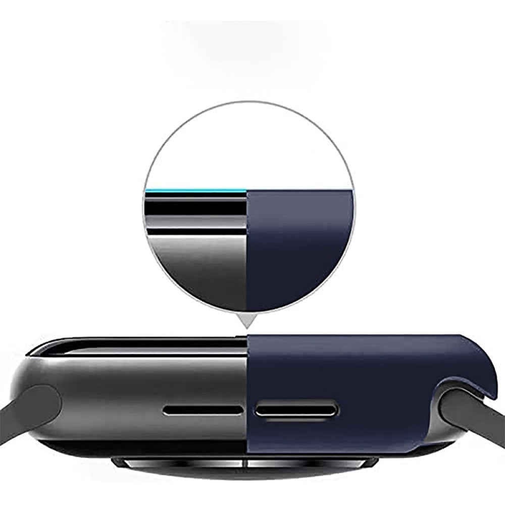 Carcasa 360° (Husa + Folie) - Apple Watch 4/5/6/SE - 44MM - Midnight Blue