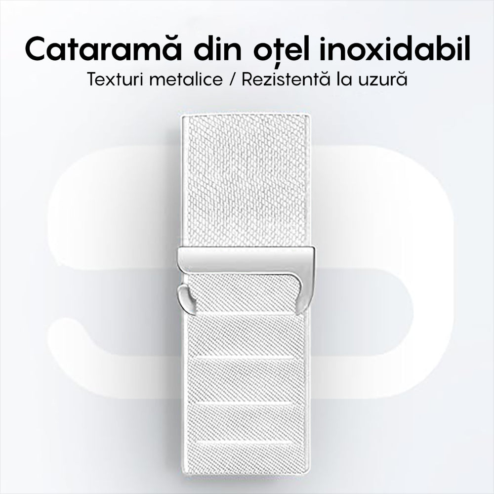 Curea Alpine Summit - Apple Watch 1/2/3/4/5/6/7/8/9/10/11/SE/SE2/SE3 - 38/40/41/42 MM - Alb