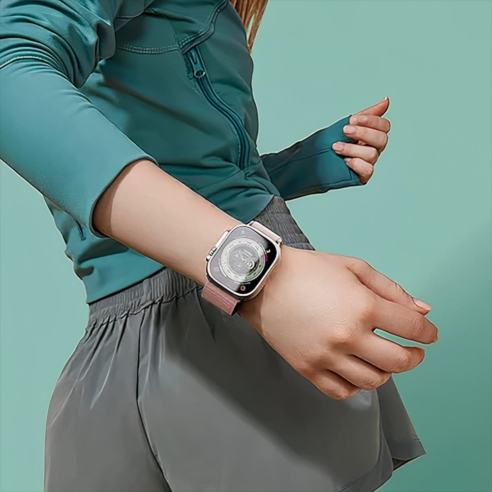 Curea Alpine Summit - Apple Watch 1/2/3/4/5/6/7/8/9/10/11/SE/SE2/SE3 - 38/40/41/42 MM - Pink Sand