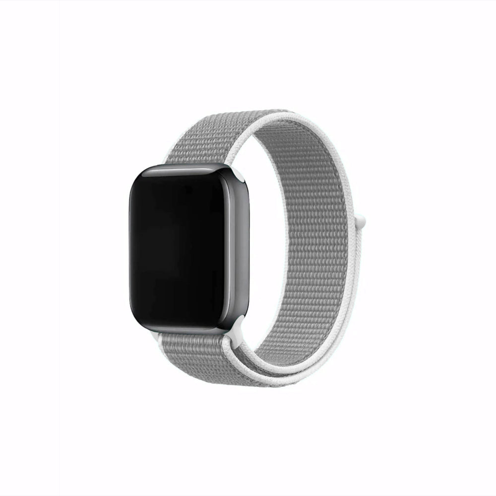 Curea Nylon Classic - Apple Watch 1/2/3/4/5/6/7/8/9/10/11/SE/SE2/SE3 - 38/40/41/42 MM - Gray