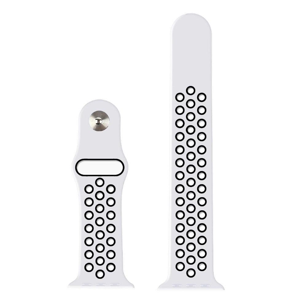 Curea Sport Loop Active - Apple Watch 1/2/3/4/5/6/7/8/9/10/11/SE/SE2/SE3/Ultra 1/Ultra 2/Ultra 3 - 42/44/45/46/49 MM - M/L - White/Black