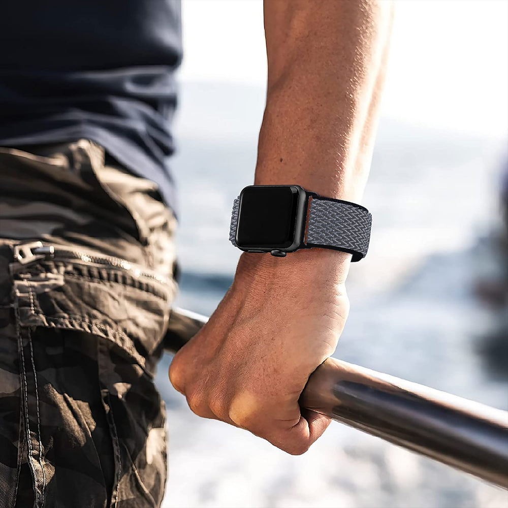 Classic Nylon Strap - Apple Watch 1/2/3/4/5/6/7/8/9/10/11/SE/SE2/SE3/Ultra 1/Ultra 2/Ultra 3 - 42/44/45/46/49 MM - Midnight Blue
