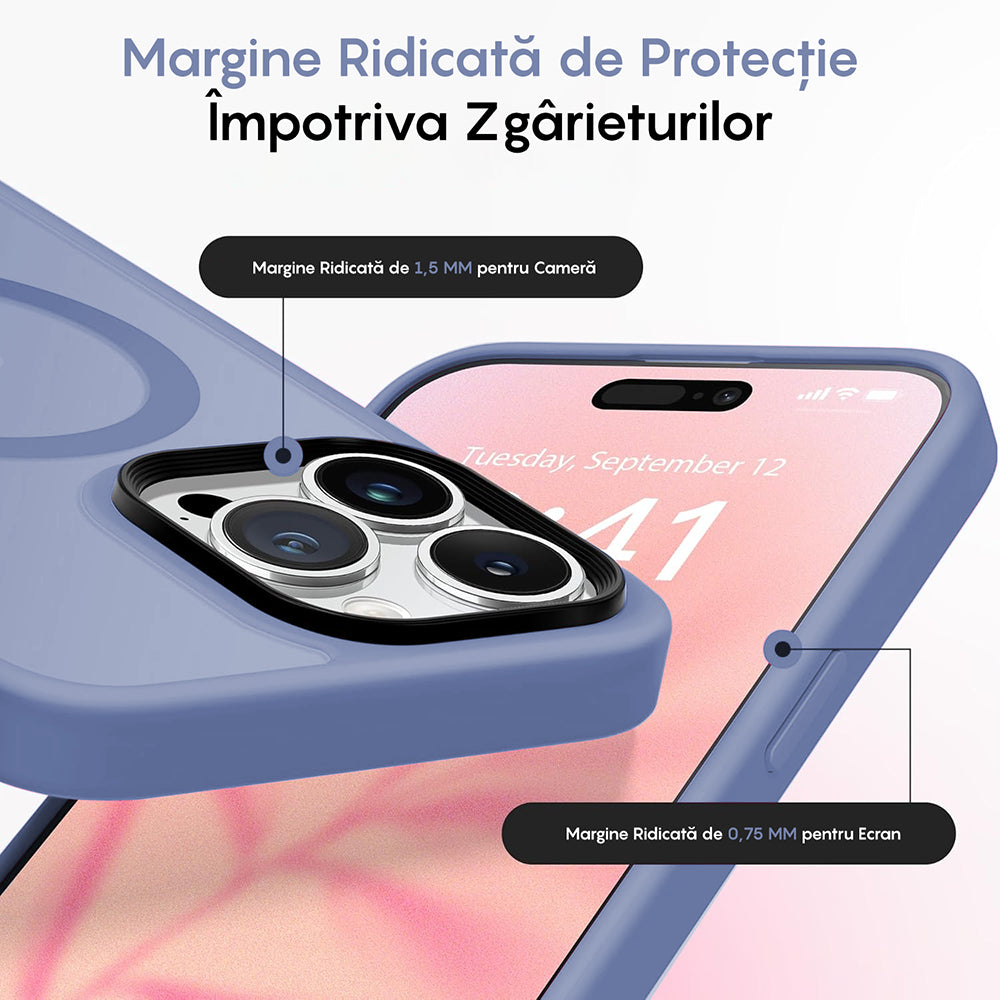 Husa MagSafe - iPhone 15 Pro Max - Yuenfeng Blue