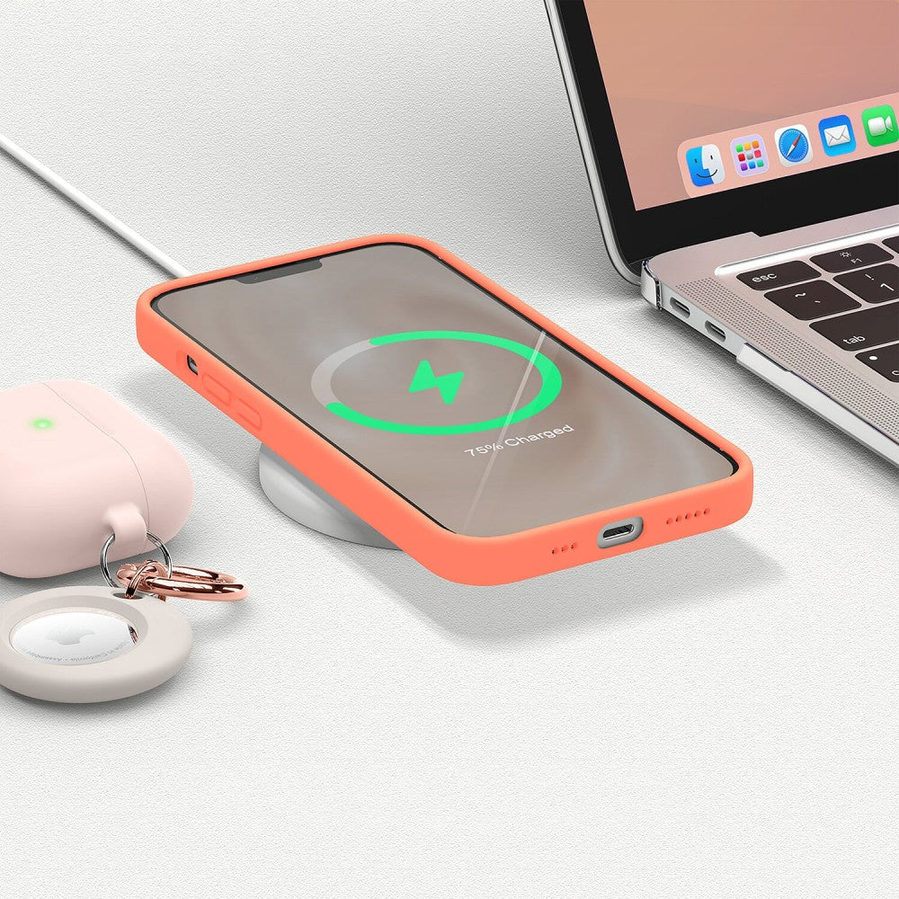 Soft Silicone Case - iPhone 13 Pro Max - Peach