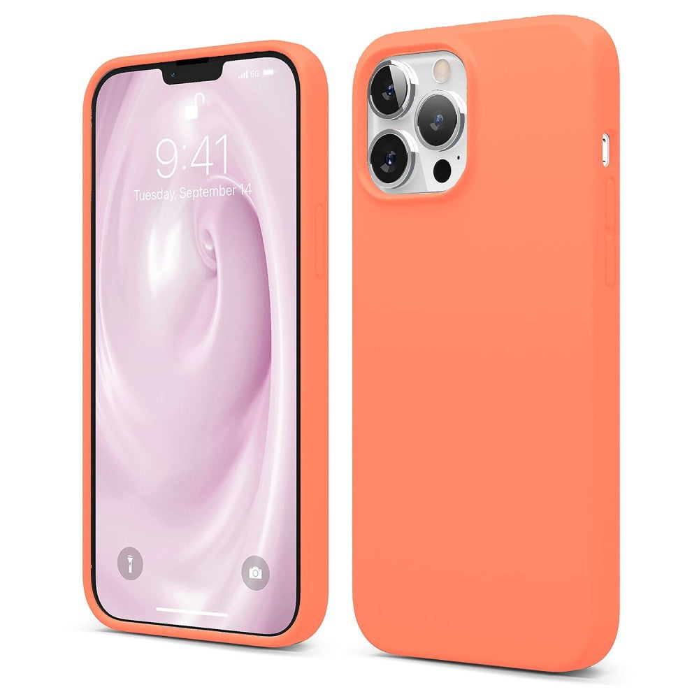 Soft Silicone Case - iPhone 13 Pro Max - Peach