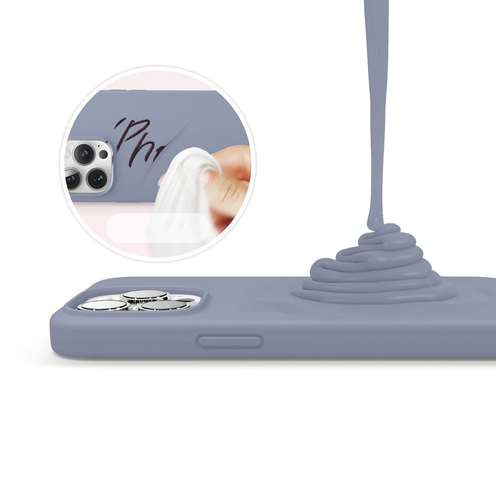 Husa Soft Silicone - iPhone 13 Pro Max - Slate Gray