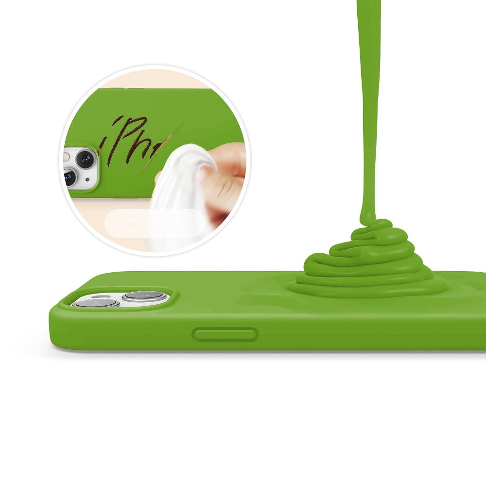 Husa Soft Silicone - iPhone 13 - Acid Green