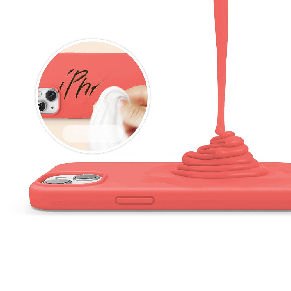 Husa Soft Silicone - iPhone 13 Mini - Flamingo