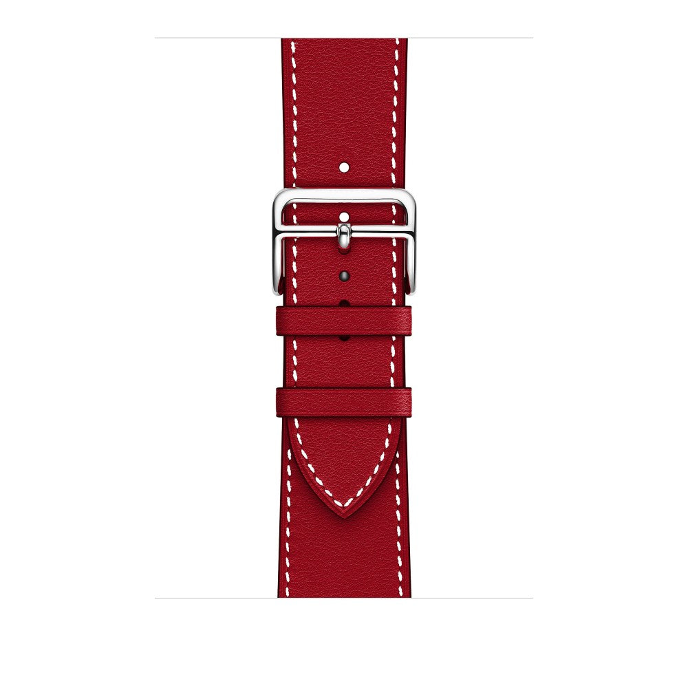Leather Elegance Strap - Apple Watch 1/2/3/4/5/6/7/8/9/10/11/SE/SE2/SE3 - 38/40/41/42 MM - Red