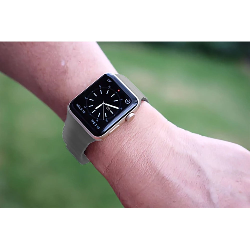 Leather Loop Heritage Strap - Apple Watch 1/2/3/4/5/6/7/8/9/10/11/SE/SE2/SE3 - 38/40/41/42 MM - Dark Gray