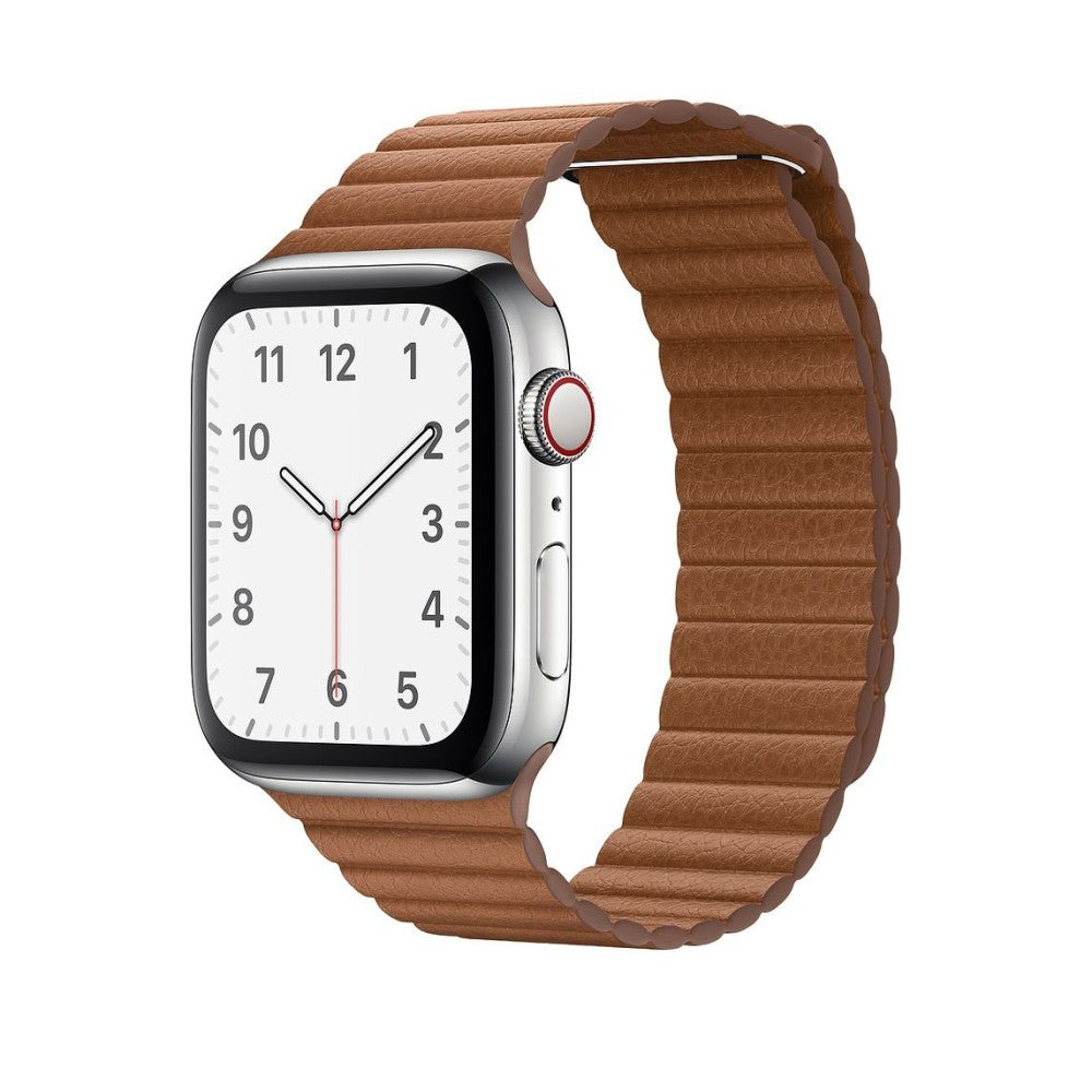 Curea Leather Loop Heritage - Apple Watch 1/2/3/4/5/6/7/8/9/10/11/SE/SE2/SE3 - 38/40/41/42 MM - Brown