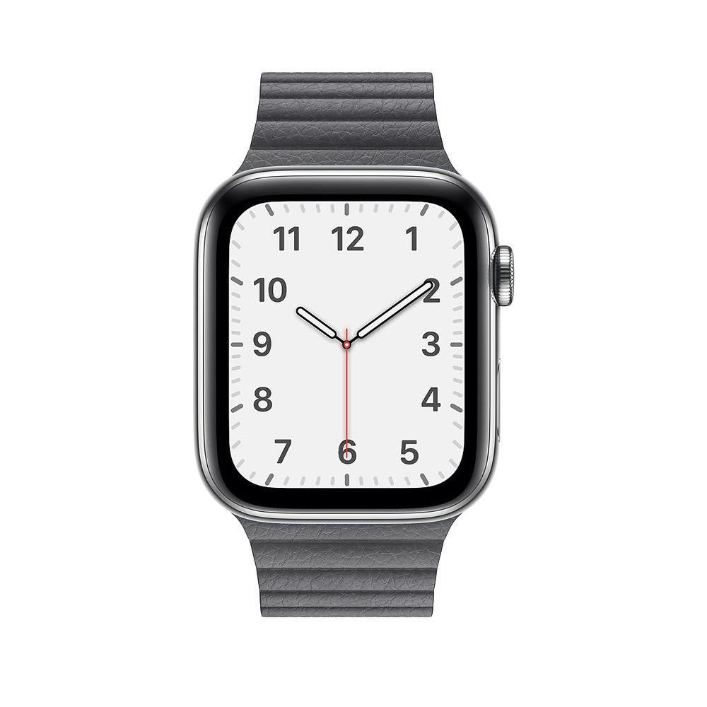 Curea Leather Loop Heritage - Apple Watch 1/2/3/4/5/6/7/8/9/10/11/SE/SE2/SE3/Ultra 1/Ultra 2/Ultra 3 - 42/44/45/46/49 MM - Dark Gray