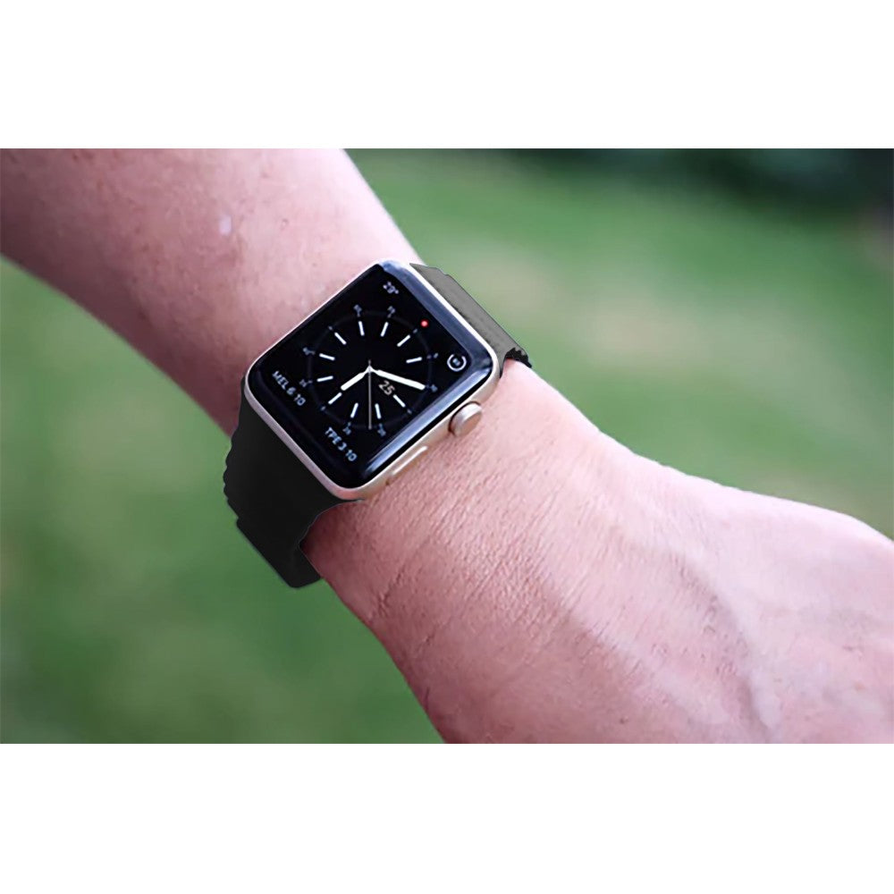 Curea Leather Loop Heritage - Apple Watch 1/2/3/4/5/6/7/8/9/10/11/SE/SE2/SE3/Ultra 1/Ultra 2/Ultra 3 - 42/44/45/46/49 MM - Black