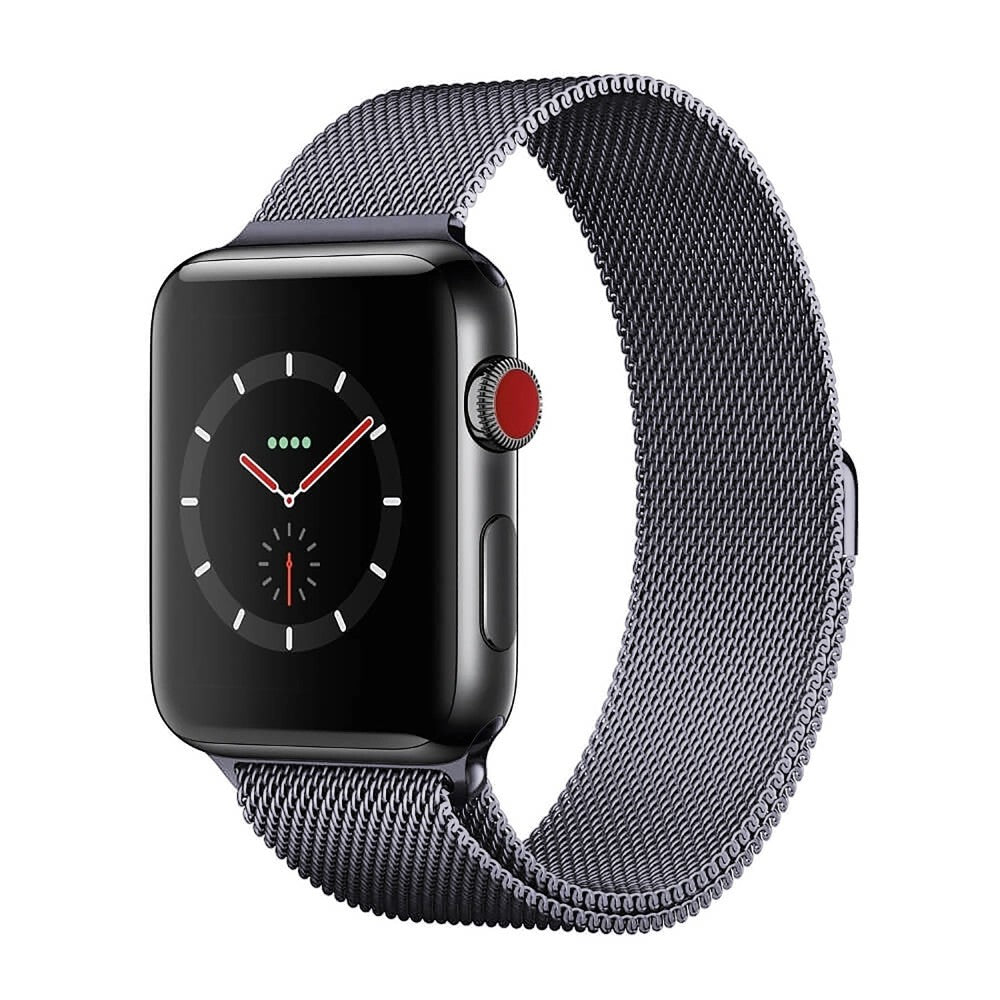 Milanese Classic Strap - Apple Watch 1/2/3/4/5/6/7/8/9/10/11/SE/SE2/SE3/Ultra 1/Ultra 2/Ultra 3 - 42/44/45/46/49 MM - Gray