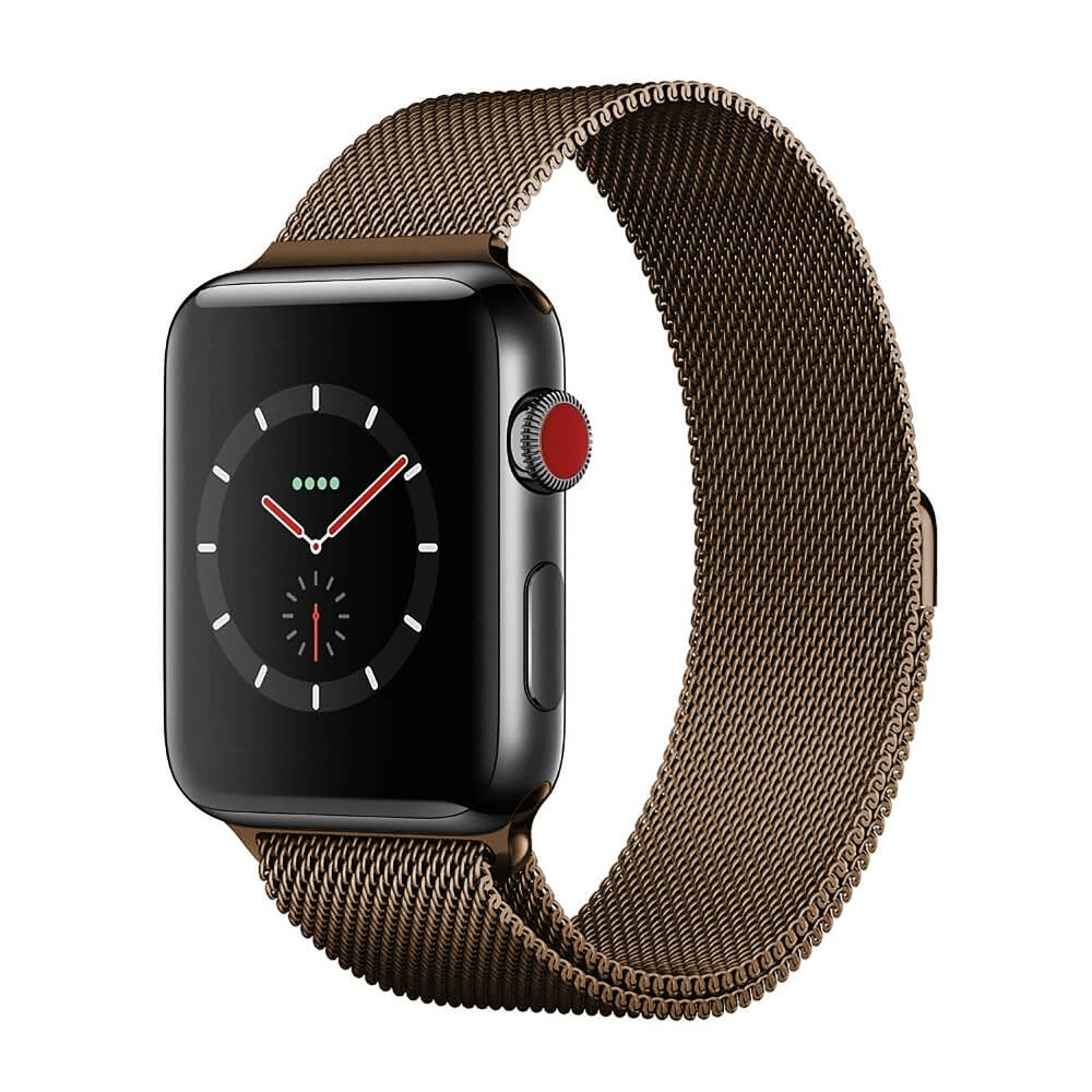 Curea Milanese Classic - Apple Watch 1/2/3/4/5/6/7/8/9/10/11/SE/SE2/SE3/Ultra 1/Ultra 2/Ultra 3 - 42/44/45/46/49 MM - Brown