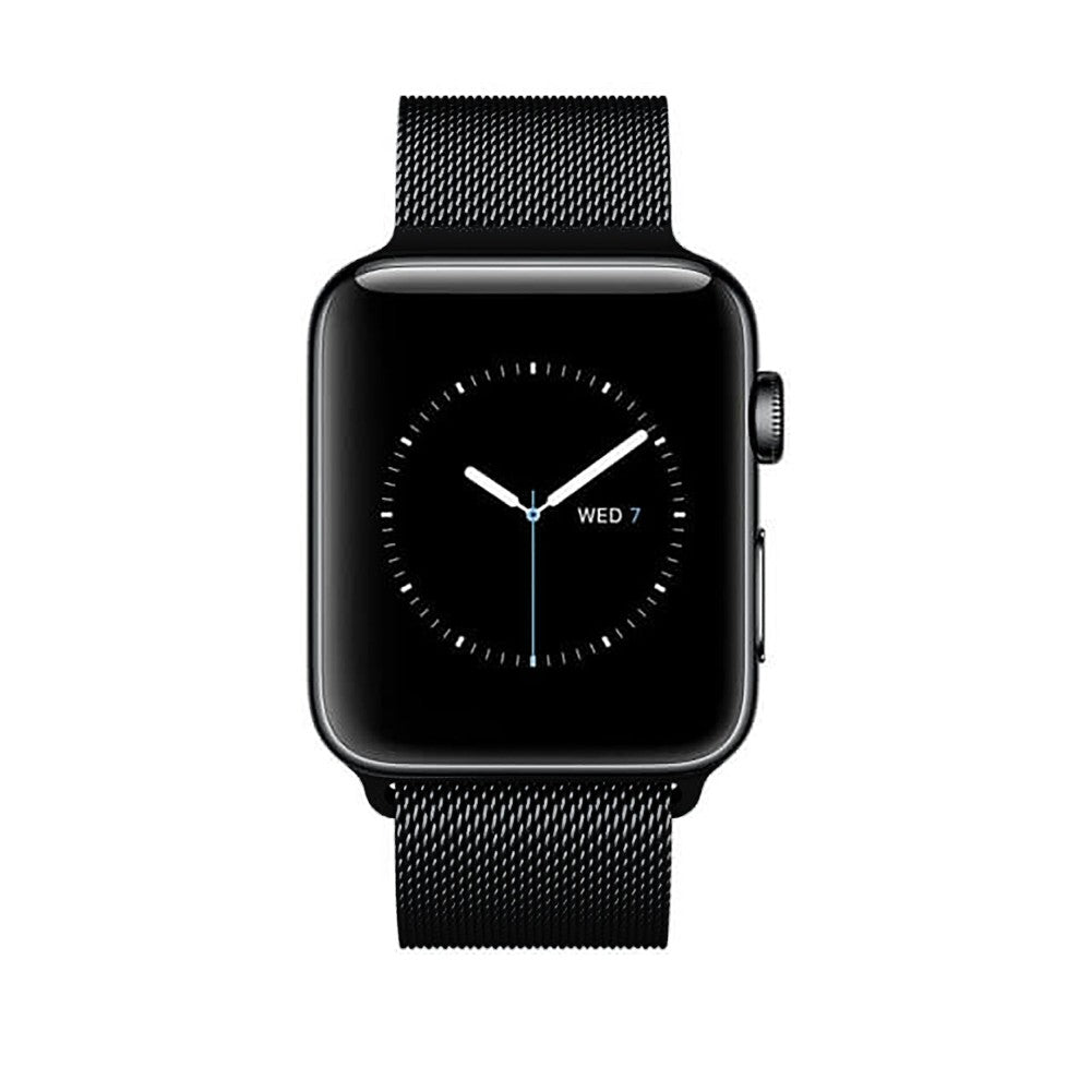Milanese Classic Strap - Apple Watch 1/2/3/4/5/6/7/8/9/10/11/SE/SE2/SE3/Ultra 1/Ultra 2/Ultra 3 - 42/44/45/46/49 MM - Black