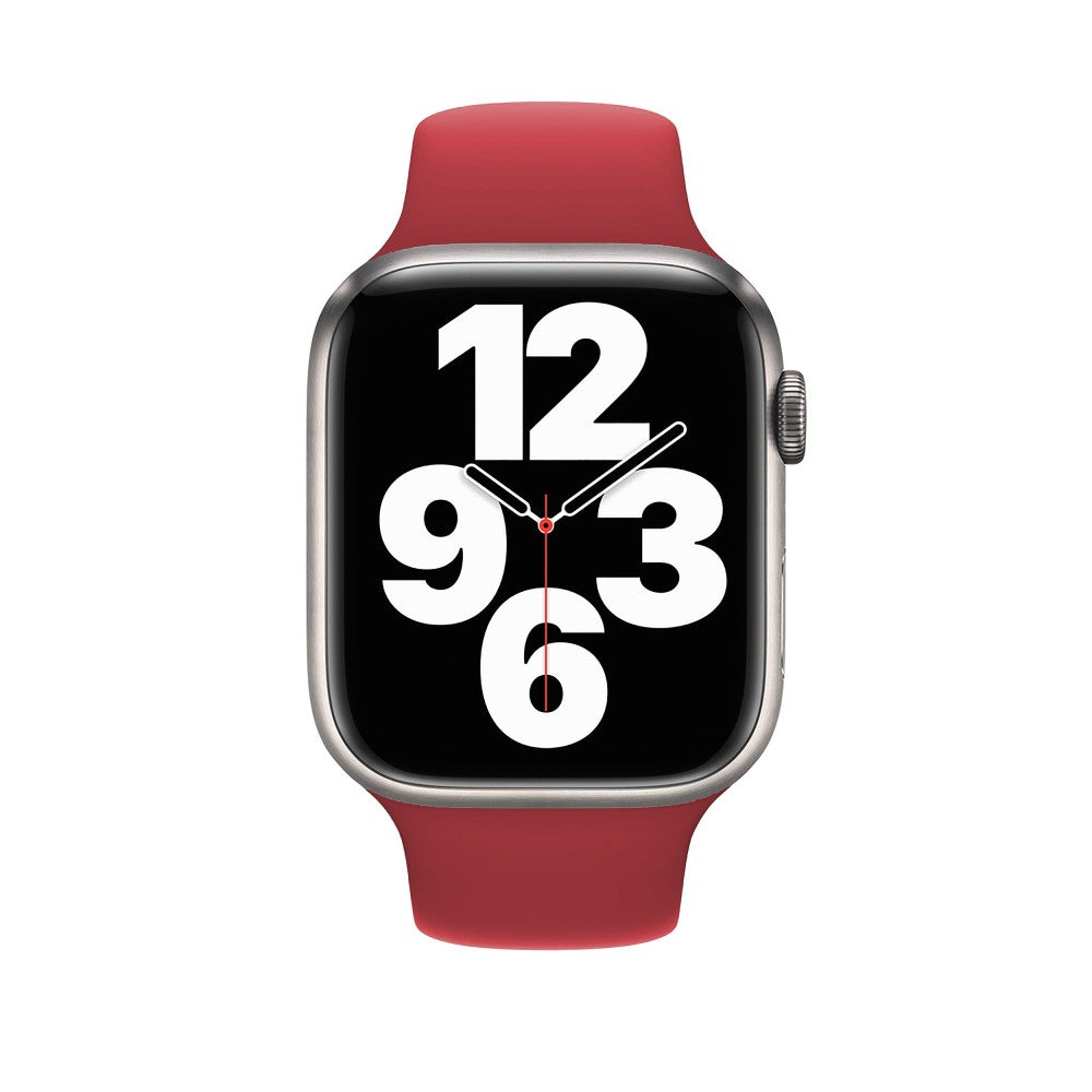 Curea Silicone Sport - Apple Watch 1/2/3/4/5/6/7/8/9/10/11/SE/SE2/SE3 - 38/40/41/42 MM - S/M - Red