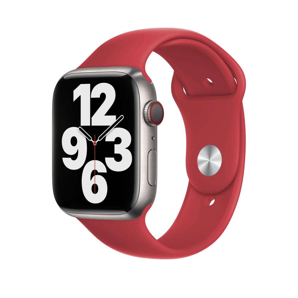 Curea Silicone Sport - Apple Watch 1/2/3/4/5/6/7/8/9/10/11/SE/SE2/SE3 - 38/40/41/42 MM - S/M - Red