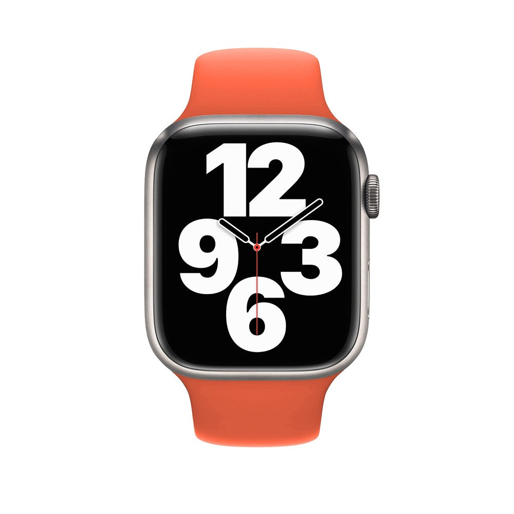 Curea Silicone Sport - Apple Watch 1/2/3/4/5/6/7/8/9/10/11/SE/SE2/SE3 - 38/40/41/42 MM - S/M - Orange