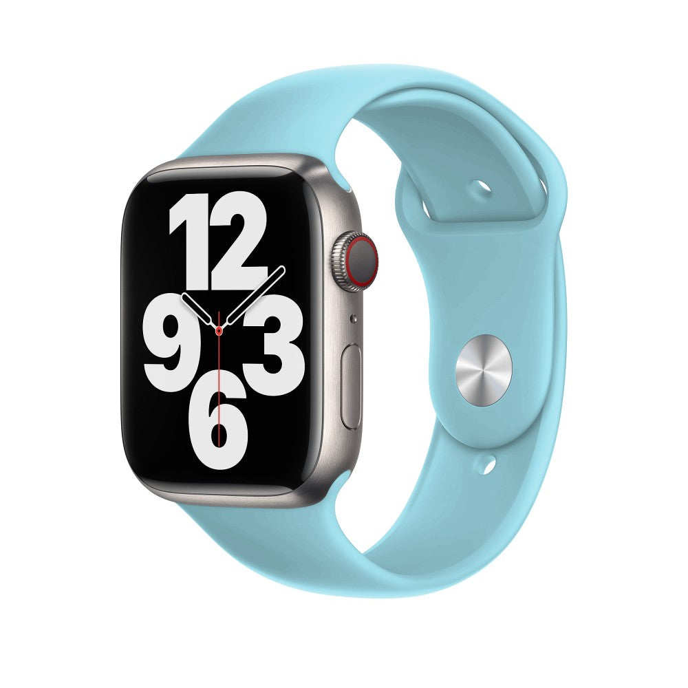 Curea Silicone Sport - Apple Watch 1/2/3/4/5/6/7/8/9/10/11/SE/SE2/SE3 - 38/40/41/42 MM - S/M - Baby Blue