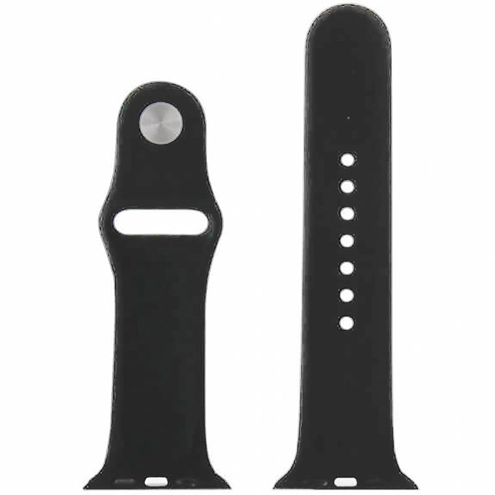 Curea Silicone Sport - Apple Watch 1/2/3/4/5/6/7/8/9/10/11/SE/SE2/SE3/Ultra 1/Ultra 2/Ultra 3 - 42/44/45/46/49 MM - S/M - Black