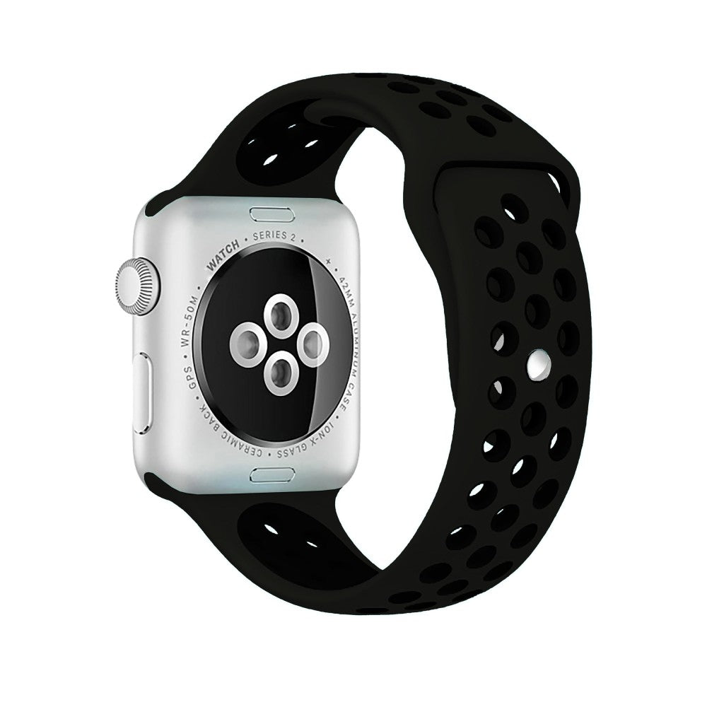 Curea Sport Loop Active - Apple Watch 1/2/3/4/5/6/7/8/9/10/11/SE/SE2/SE3 - 38/40/41/42 MM - S/M - Obsidian/Black