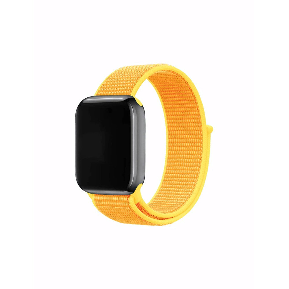 Curea Nylon Classic - Apple Watch 1/2/3/4/5/6/7/8/9/10/11/SE/SE2/SE3 - 38/40/41/42 MM - Canary Yellow