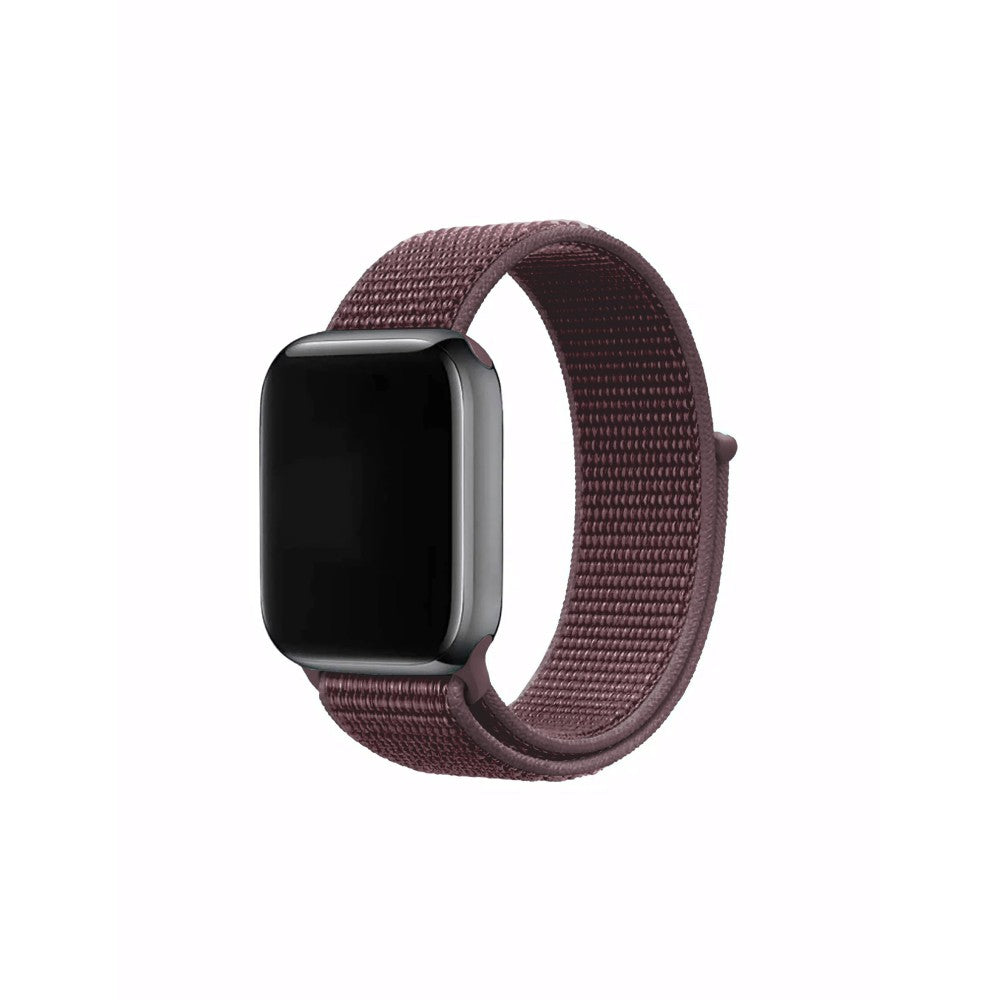 Curea Nylon Classic - Apple Watch 1/2/3/4/5/6/7/8/9/10/11/SE/SE2/SE3 - 38/40/41/42 MM - Rosy Brown
