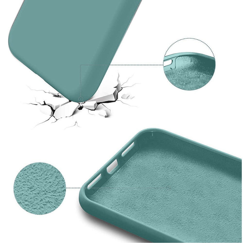 Husa Soft Silicone - iPhone XS Max - Marine Green