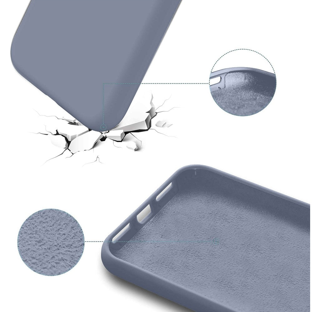 Husa Soft Silicone - iPhone 12/12 Pro - Slate Gray
