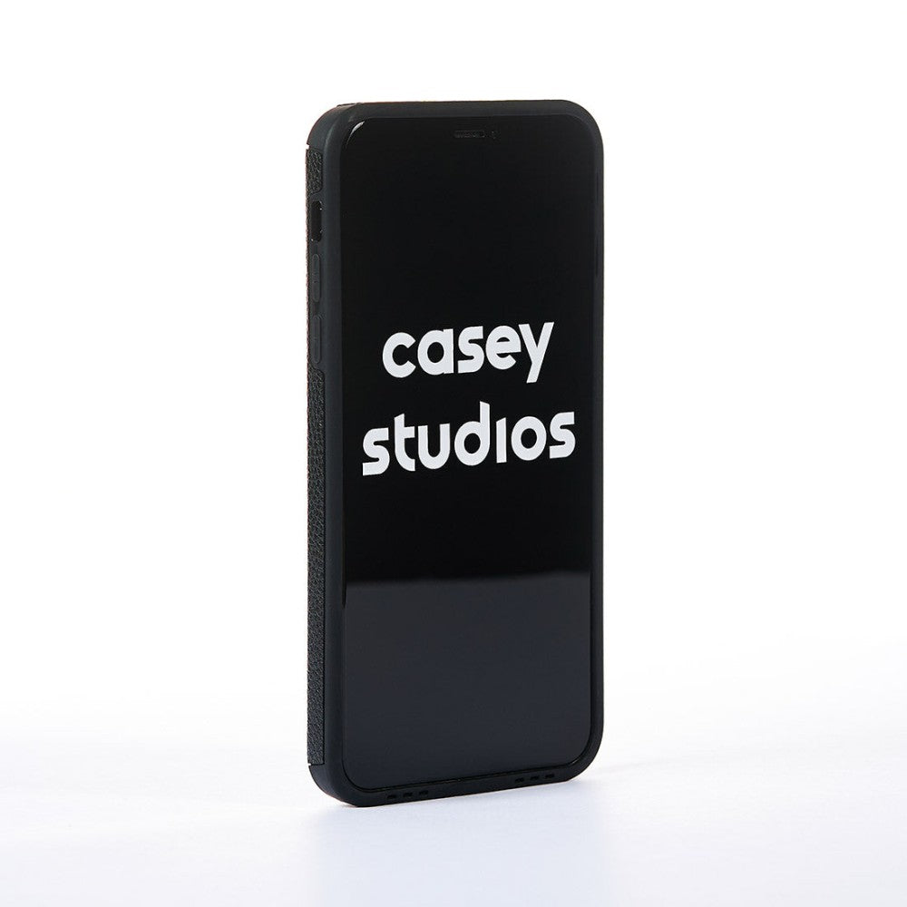 Husa Grained Leather - iPhone 11 Pro Max - Negru