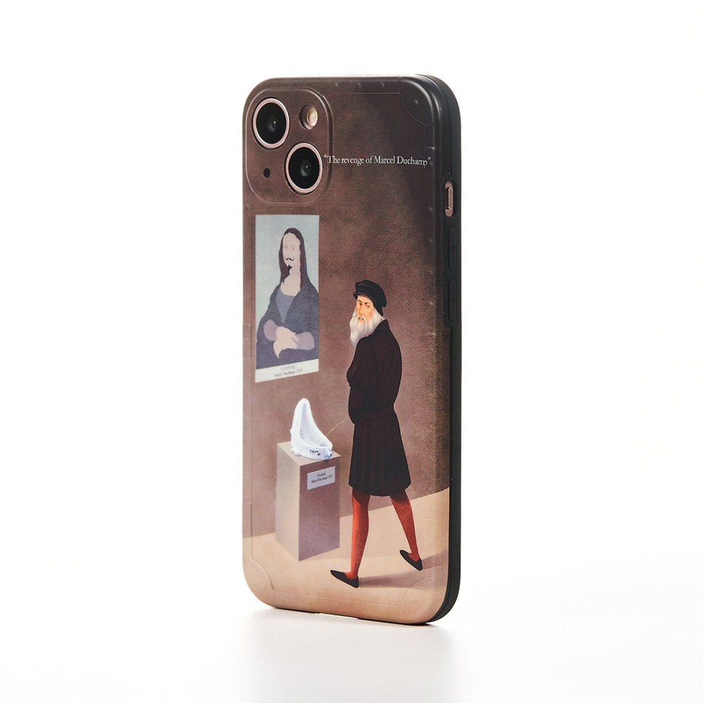 The New Mona Lisa Case - iPhone 13 - Brown