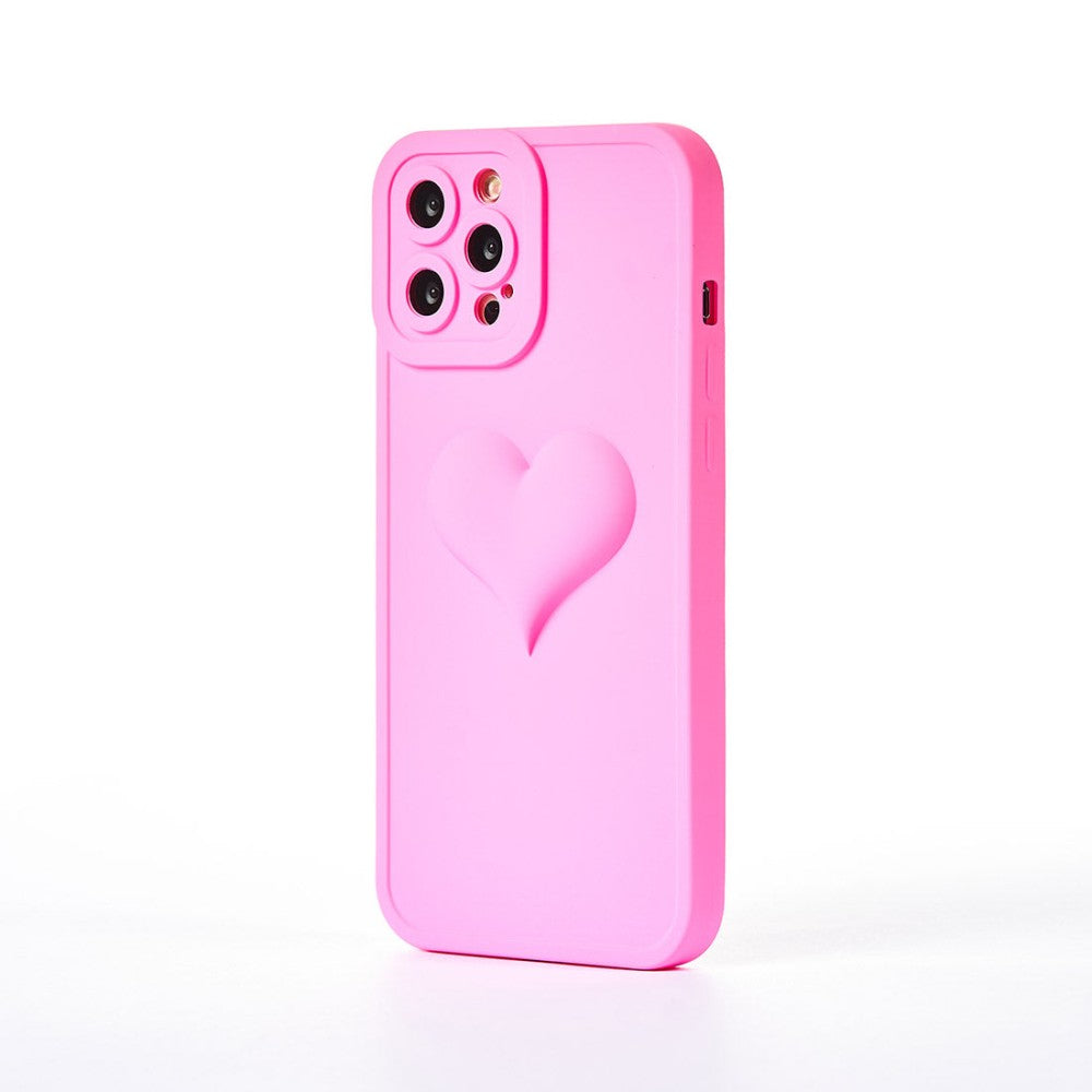 Full Heart Case - iPhone 12 Pro Max - Hot Pink