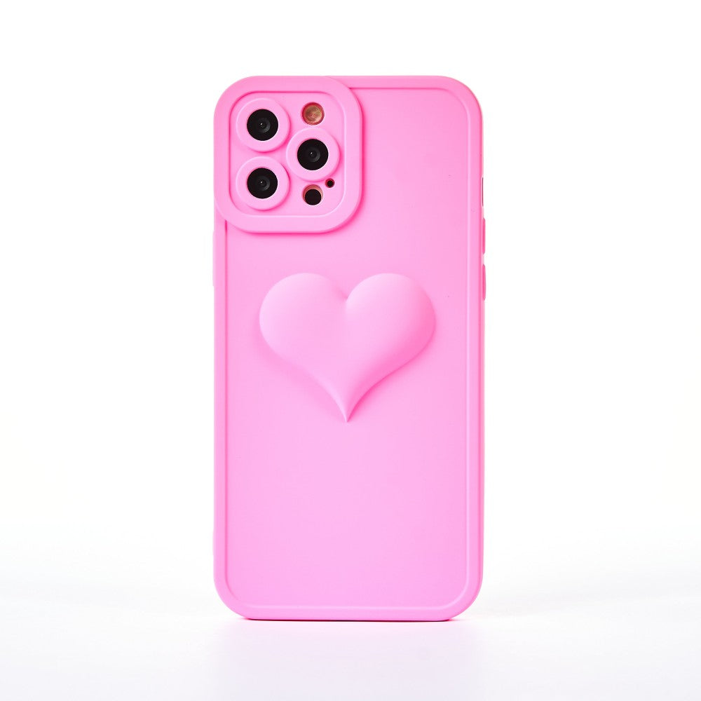 Full Heart Case - iPhone 12 Pro Max - Hot Pink