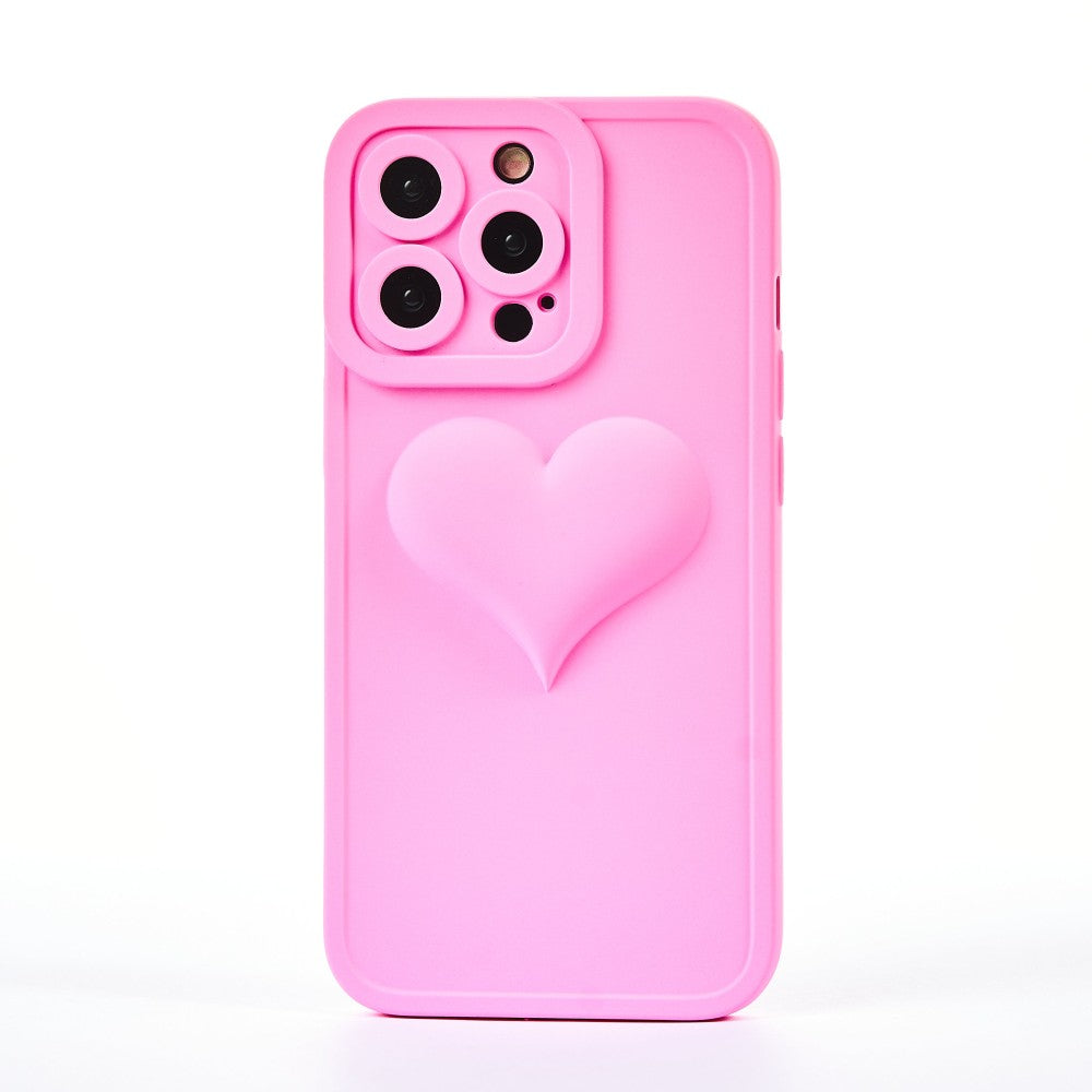 Full Heart Case - iPhone 13 Pro - Hot Pink