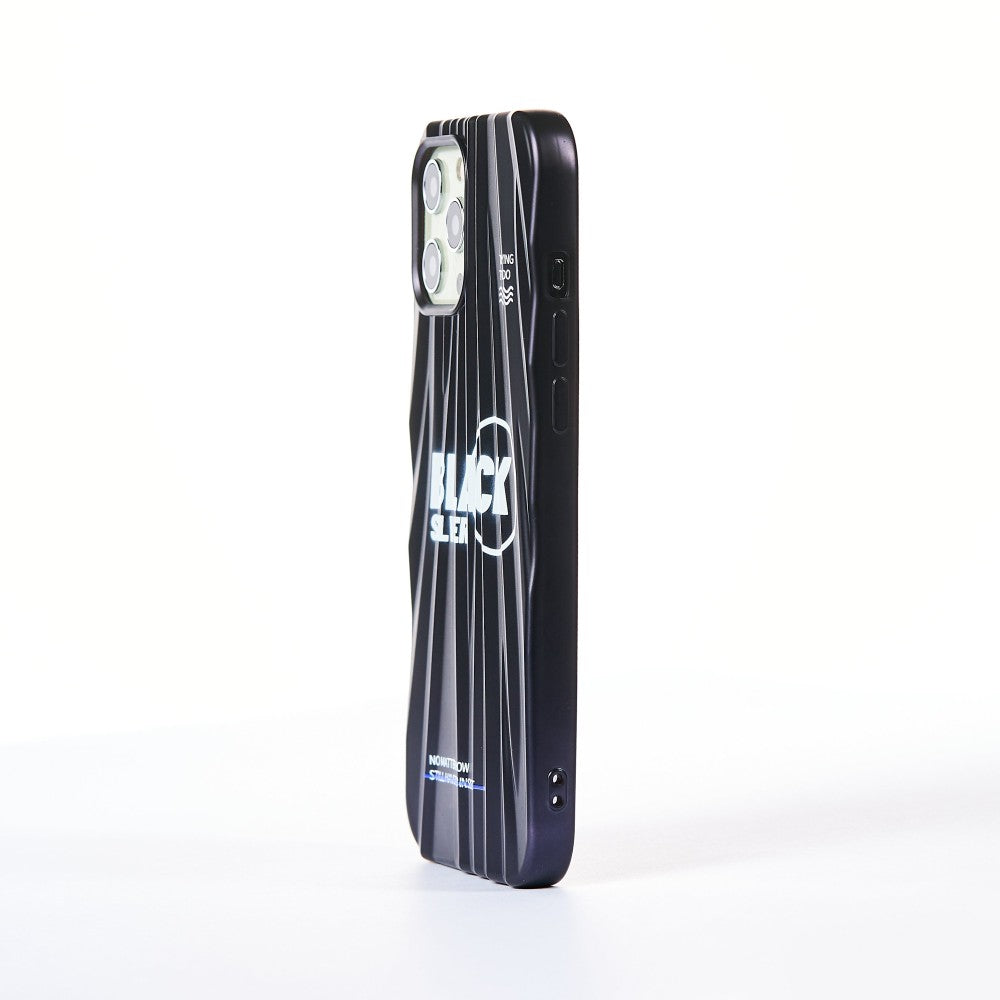 Husa Black Silver - iPhone 12/12 Pro - Negru