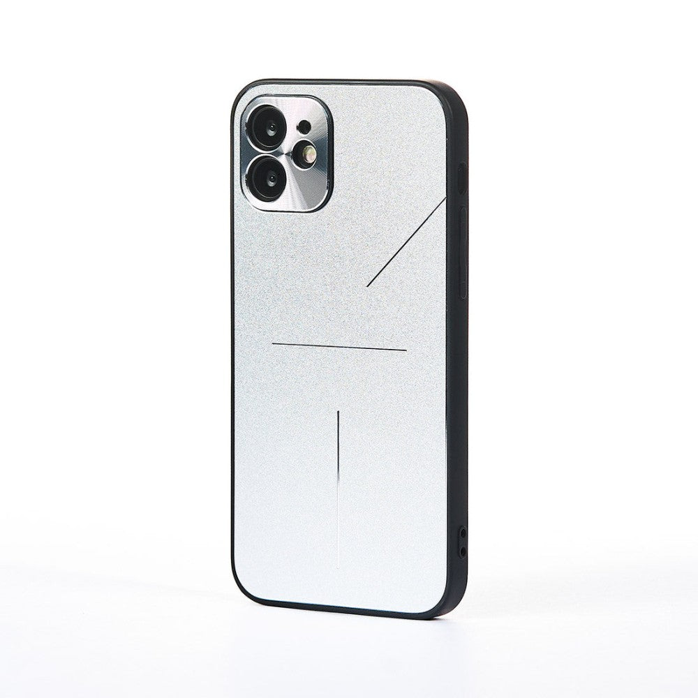 Husa Metalines - iPhone 12 - Silver