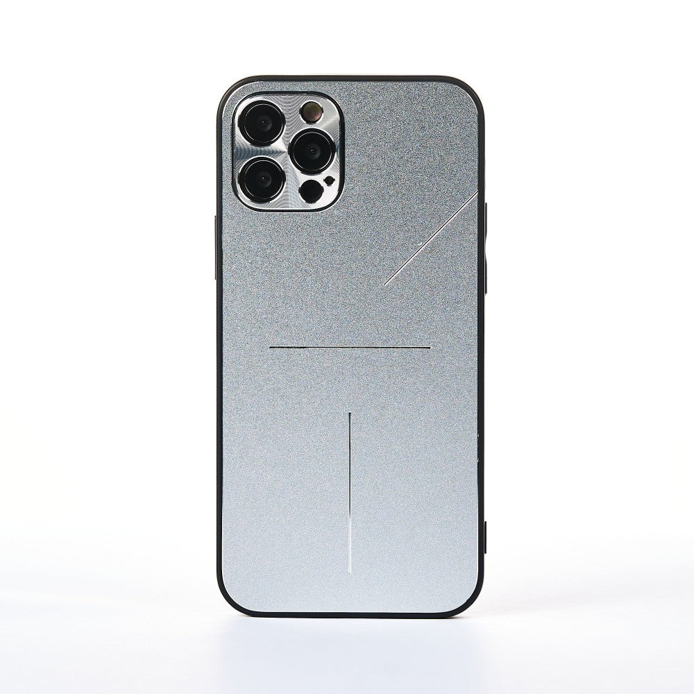 Husa Metalines - iPhone 12 Pro - Silver