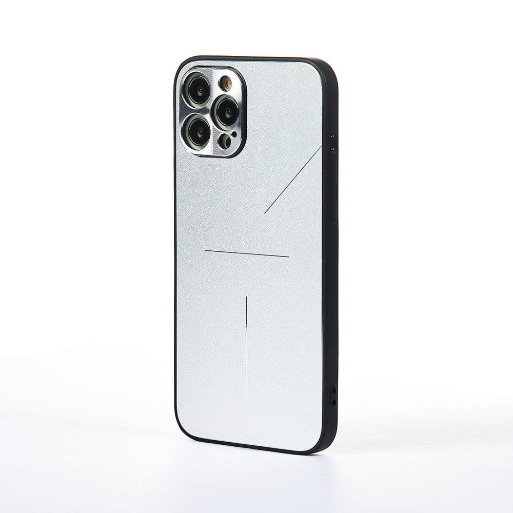 Husa Metalines - iPhone 12 Pro Max - Silver