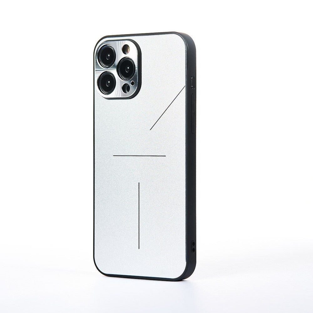 Husa Metalines - iPhone 13 Pro Max - Silver