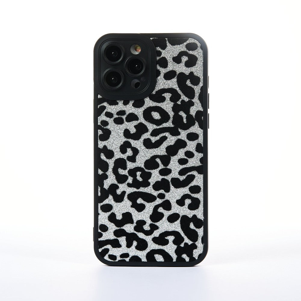 Husa Furry Print - iPhone 13 Pro Max - Silver
